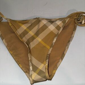 Burberry nova check bikini bottoms M